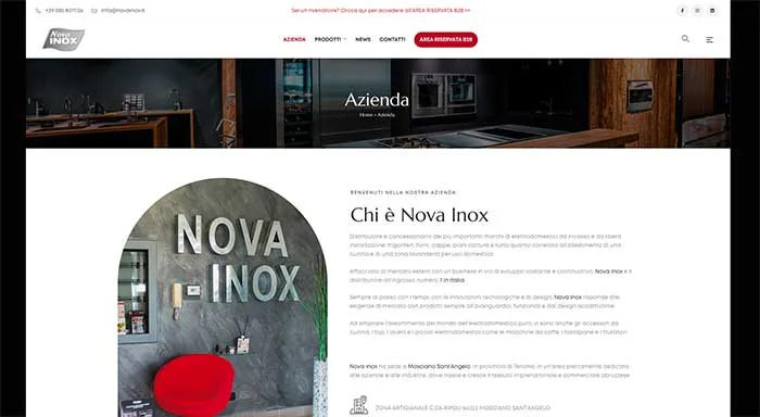 Pagina azienda