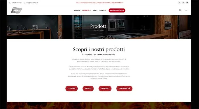 Pagina prodotti