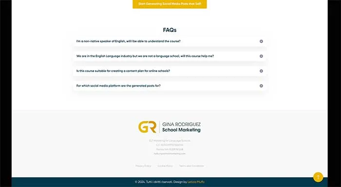 sezione faqs